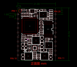 CSW630A模块外形图和背面